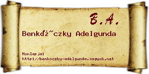 Benkóczky Adelgunda névjegykártya